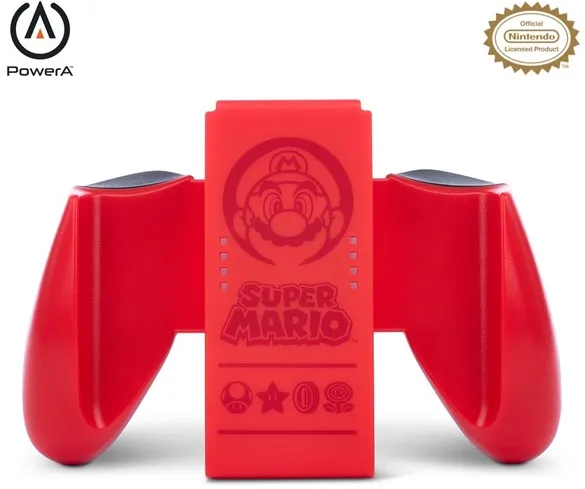 PowerA Joy-Con Comfort Grip para Nintendo Switch - Super Mario vermelho - Controlador - Nintendo Switch